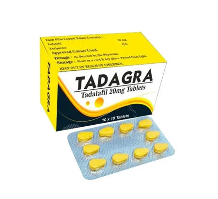 Tadagra 20 mg Tadalafil tablet for erectile dysfunction treatment