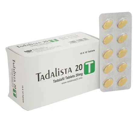 Tadalista 20 mg Tadalafil tablet for erectile dysfunction treatment