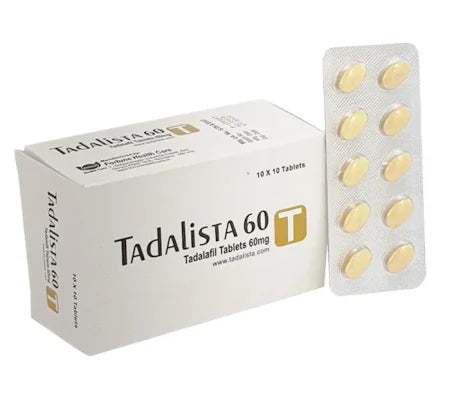 Tadalista 60 mg Tadalafil tablet for erectile dysfunction treatment