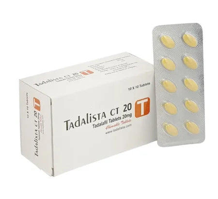 Tadalista 20 mg Tadalafil tablet for erectile dysfunction treatment