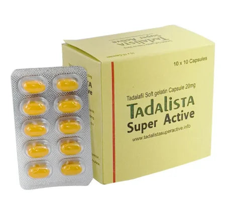 Tadalista 20 mg Tadalafil tablet for erectile dysfunction treatment