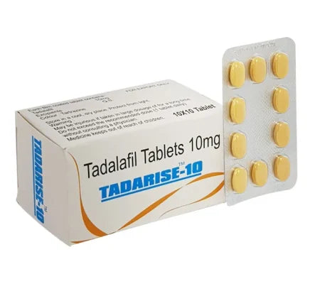 Tadarise 10 mg Tadalafil tablet for erectile dysfunction treatment