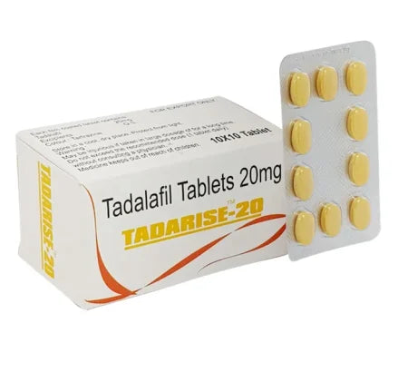 Tadarise 20 mg Tadalafil tablet for erectile dysfunction treatment