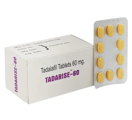 Tadarise 60 mg Tadalafil tablet for erectile dysfunction treatment