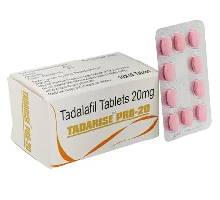 Tadarise 20mg Tadalafil tablet for erectile dysfunction treatment