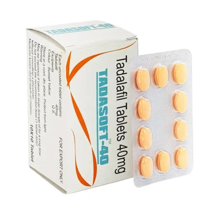 Tadasoft 40mg Tadalafil tablet for erectile dysfunction treatment
