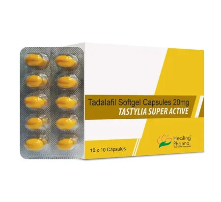 Tastylia 20 mg Tadalafil tablet for erectile dysfunction treatment