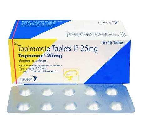 Topamac 25 Topiramate tablet for migraine prevention – Buy Online at MedsPrimeHub