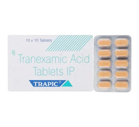 Trapic 500mg Tranexamic Acid tablet for bleeding disorders – Buy Online at MedsPrimeHub