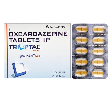 Trioptal 600mg Oxcarbazepine tablet for partial seizures – Buy Online at MedsPrimeHub