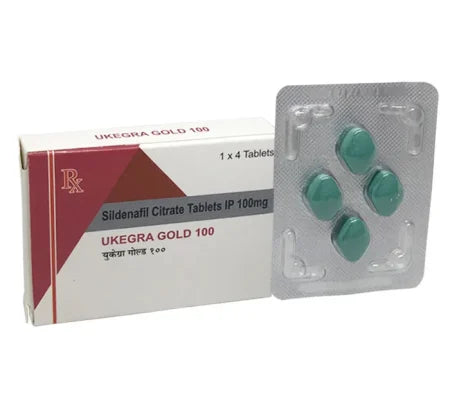 Ukegra Gold 100 Sildenafil standard strength tablet for erectile dysfunction