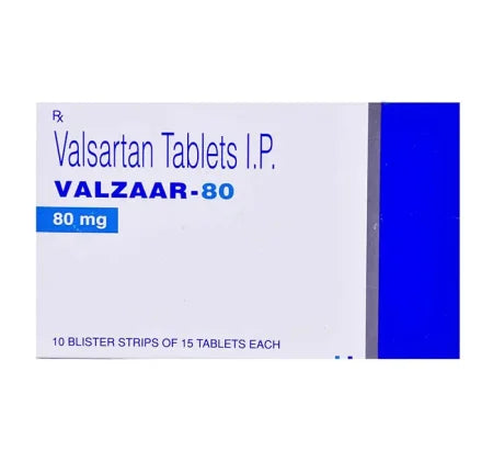 Valzaar 80 mg Tablet for heart and blood pressure management – Buy Online at MedsPrimeHub
