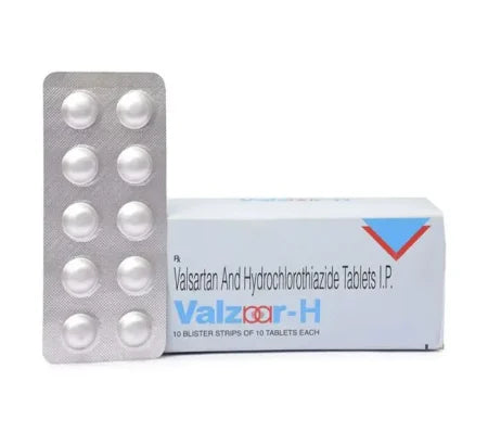 Valzaar H Tablet for heart and blood pressure management – Buy Online at MedsPrimeHub