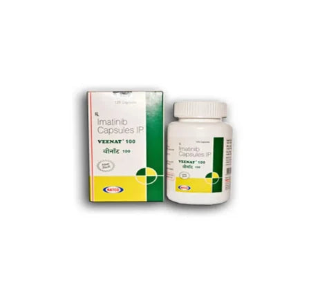 Veenat 100 MG Imatinib Capsule blister pack