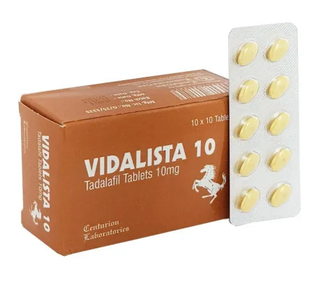 Vidalista 10 mg Tadalafil tablet for erectile dysfunction treatment
