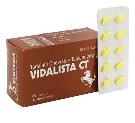 Vidalista 20 mg Tadalafil tablet for erectile dysfunction treatment