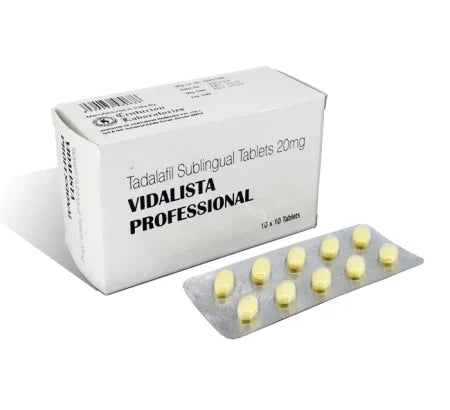 Vidalista 20 mg Tadalafil tablet for erectile dysfunction treatment