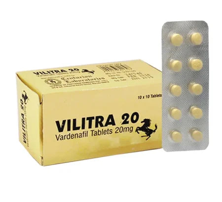 Vilitra 20 mg Vardenafil standard-dose tablet for erectile dysfunction