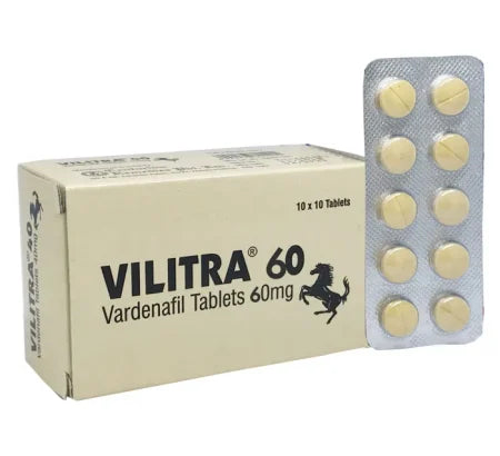 Vilitra 60 mg high-strength Vardenafil tablet for erectile dysfunction