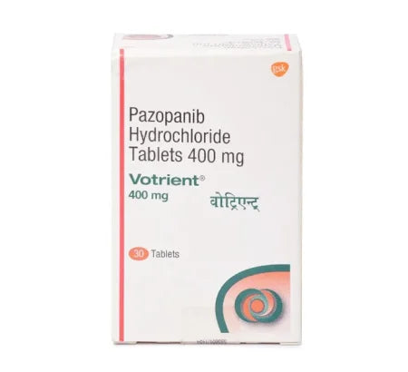 Votrient 400 MG Pazopanib Tablet blister strip