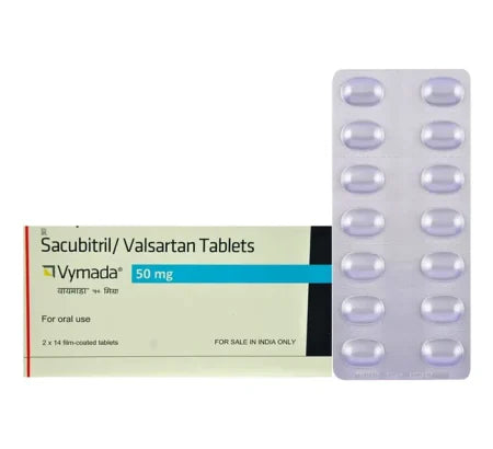 Vymada 50 mg Tablet for heart and blood pressure management – Buy Online at MedsPrimeHub