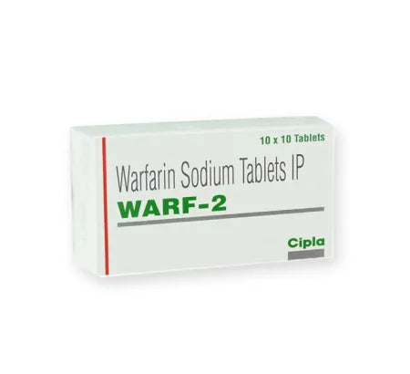 Warf 2mg Warfarin tablet for anticoagulation – Buy Online at MedsPrimeHub