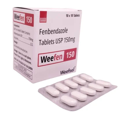 Weefen 500 mg Fenbendazole veterinary dewormer tablets for animals