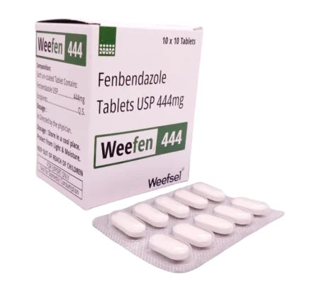 Weefen 500 mg Fenbendazole veterinary dewormer tablets for animals