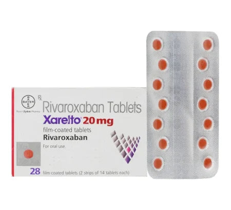 Xarelto 20mg Rivaroxaban tablet for stroke prevention and DVT – Buy Online at MedsPrimeHub