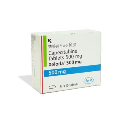 Xeloda 500 MG Capecitabine Tablet blister pack