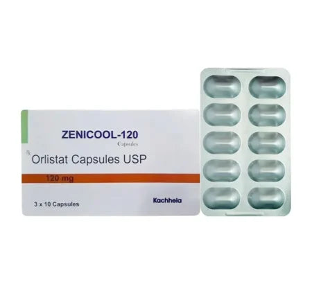 Zenicool 120 Orlistat capsule for obesity treatment – Buy Online at MedsPrimeHub