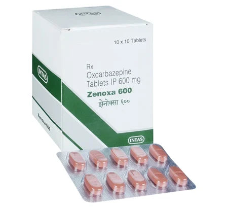 Zenoxa 600mg Oxcarbazepine tablet for partial seizures – Buy Online at MedsPrimeHub