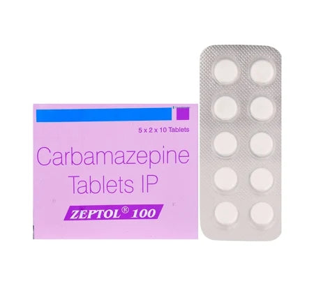 Zeptol 100mg Carbamazepine tablet for epilepsy initiation – Buy Online at MedsPrimeHub