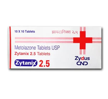 Zytanix 2.5 mg Tablet for heart and blood pressure management – Buy Online at MedsPrimeHub